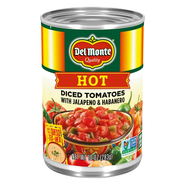 Hot Diced Tomatoes with Jalapeno & Habanero