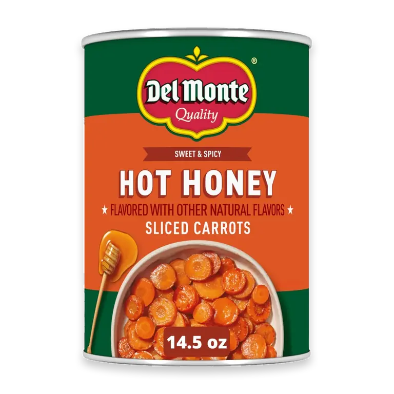 Hot Honey Flavored Sliced Carrots