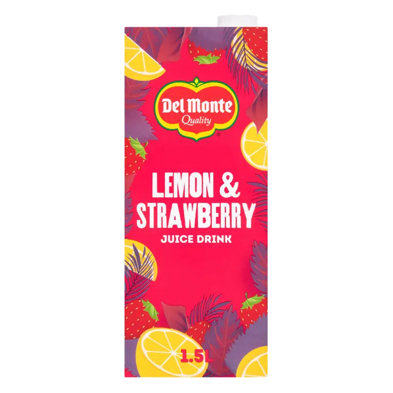 Del Monte Lemon & Strawberry Juice Drink 1.5L