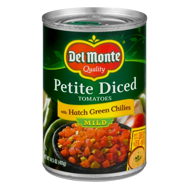 Mild Petite Diced Tomatoes with Hatch Green Chilies