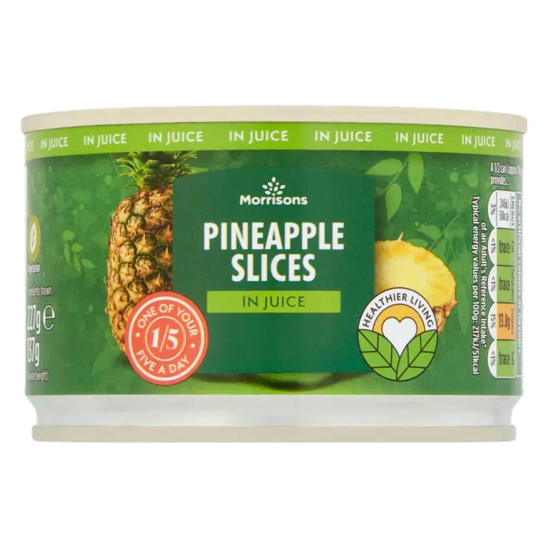 Morrisons Pineapple Slices in Fruit Juice (227g)