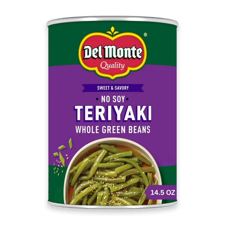 No Soy Teriyaki Whole Green Beans