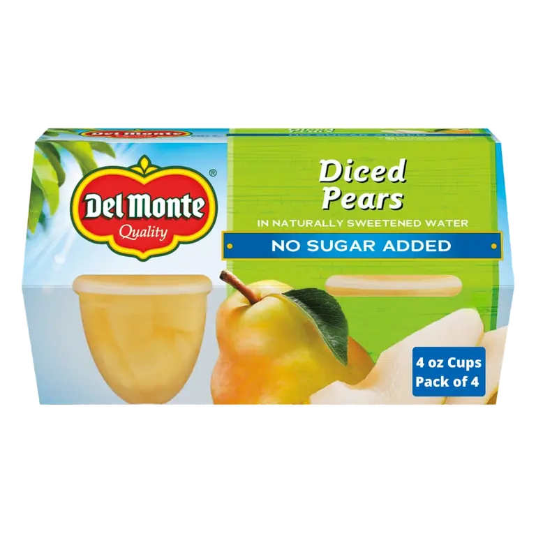No Sugar Added Diced Pears