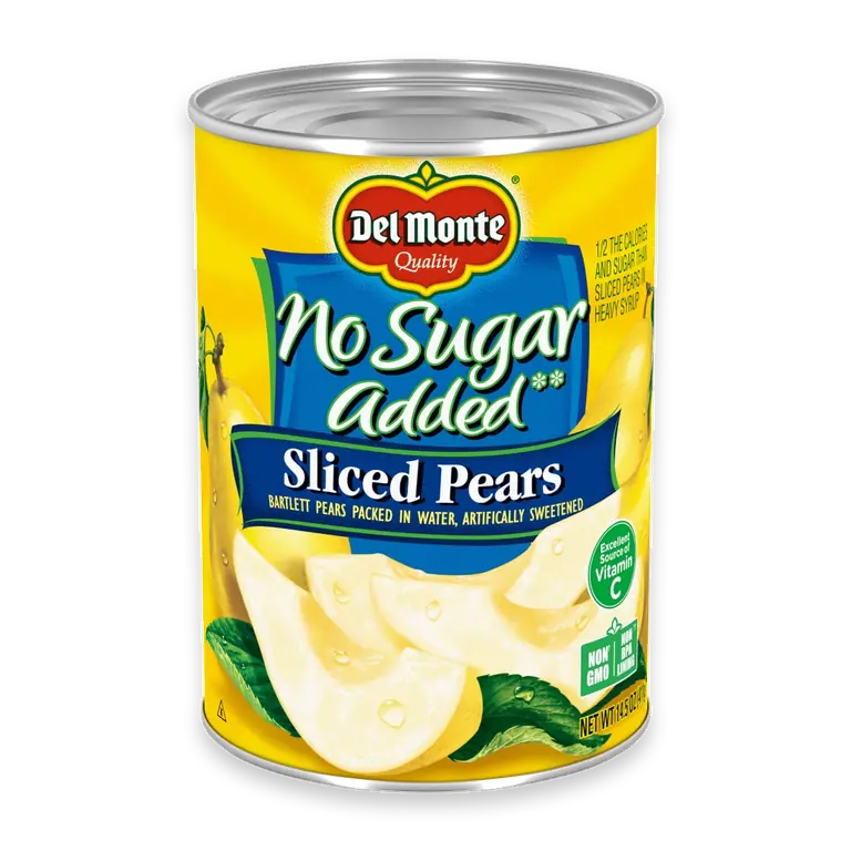 No Sugar Added Sliced Pears in Water