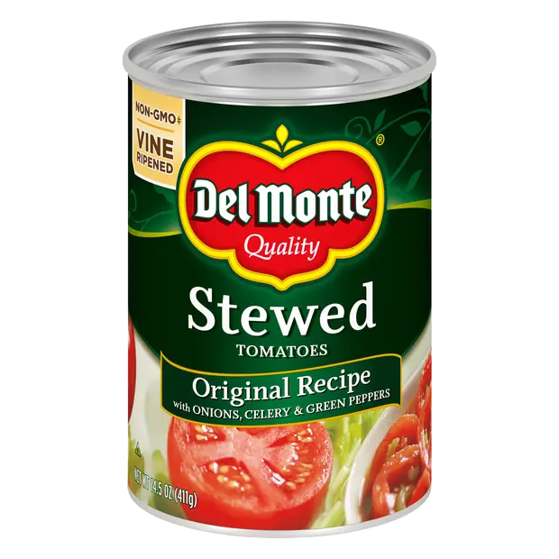 Original Recipe Stewed Tomatoes w/Onions Celery & Green Peppers