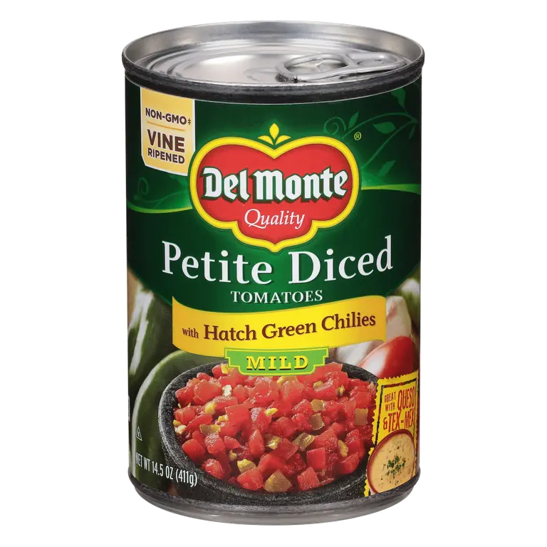 Petite Diced Tomatoes with Hatch Green Chilies, Mild