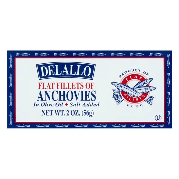 Flat Anchovies Fillets in Olive Oil