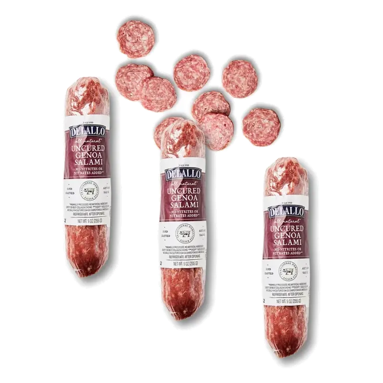 DeLallo Genoa Salami, 9 oz Stick, (3 Pack)