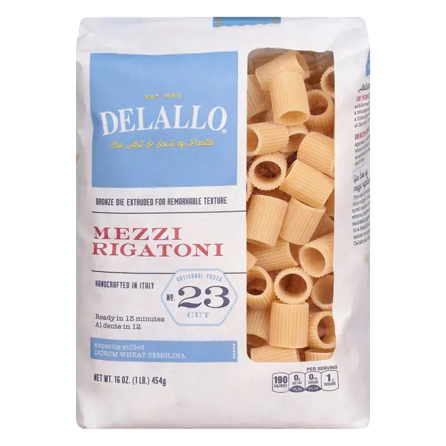 Mezzi Rigatoni Pasta