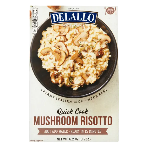 Quick Cook Mushroom Risotto Italian Rice