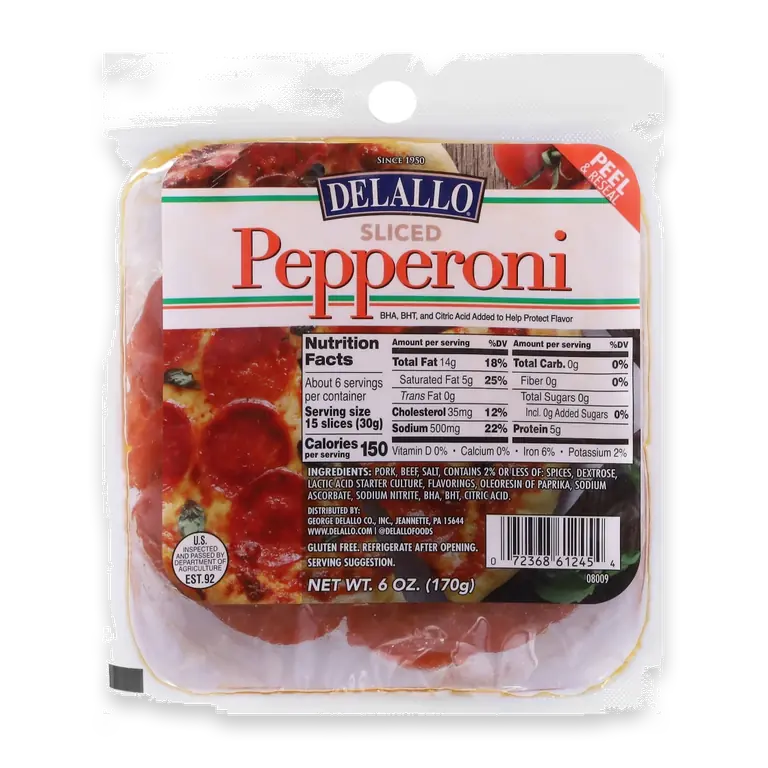 Sliced Pepperoni