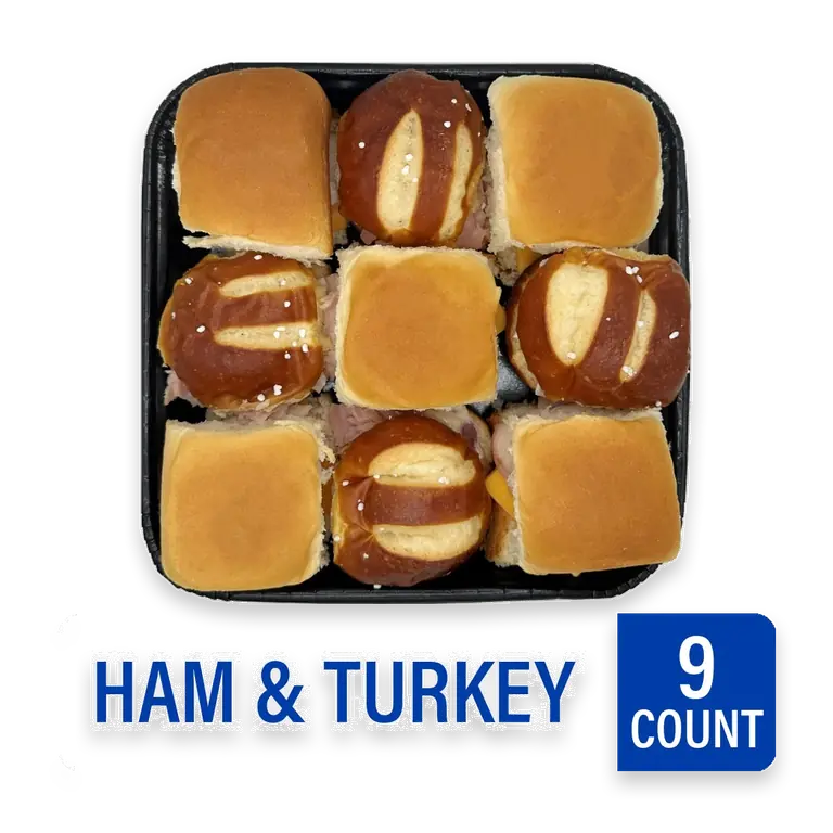 Ham and Turkey Slider Tray