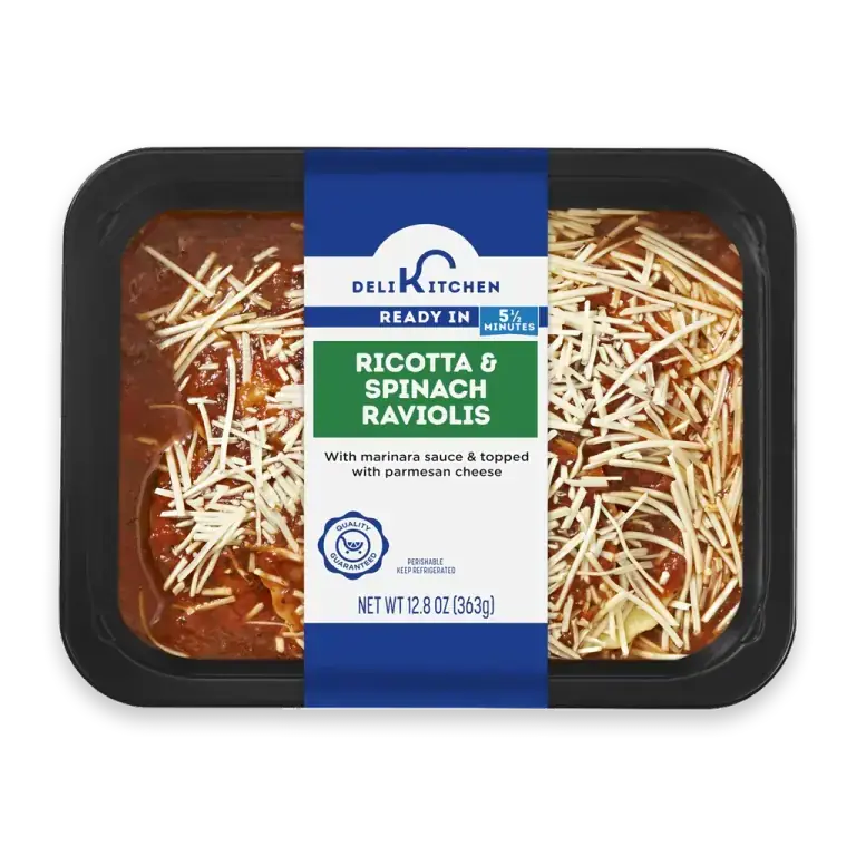 Ricotta and Spinach Raviolis