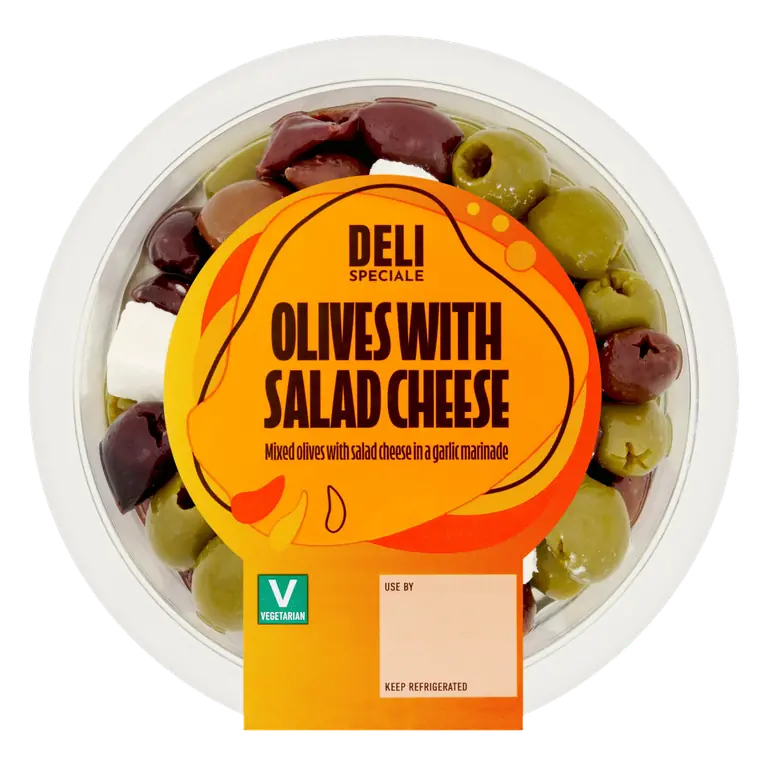 Deli Speciale Olives with Salad Cheese 150g
