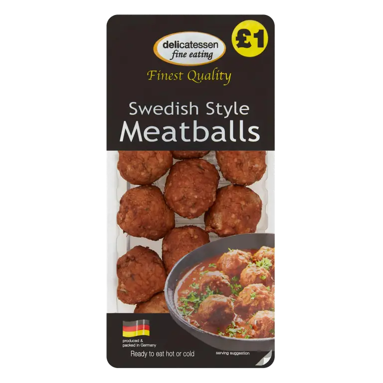 Delicatessen Fine Eating Swedish Style Meatballs 200g