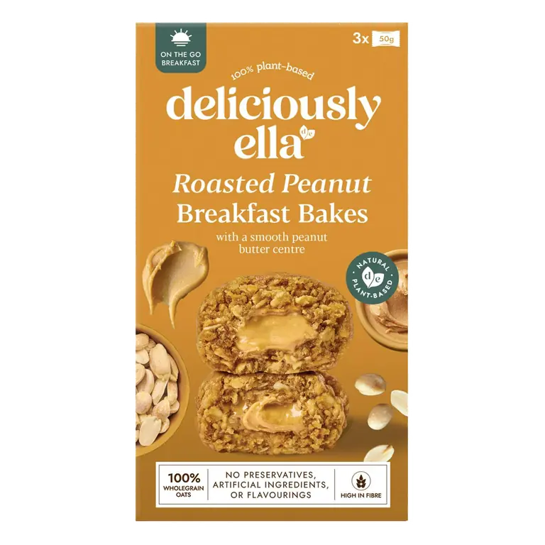 3 x 50g Peanut Butter On the Go Multipack Breakfast Bakes
