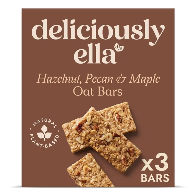 Hazelnut, Pecan & Maple Oat Bars Multipack 3x50g