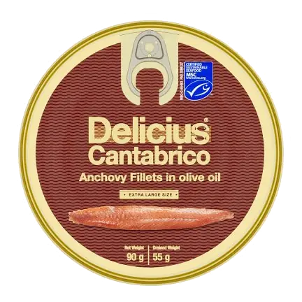 Cantabrian MSC Anchovy Fillets in Olive Oil
