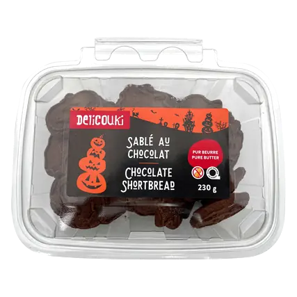 Pure Butter Cookies Halloween Chocolate Shortbread 230 g