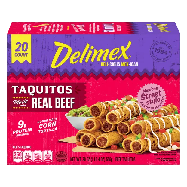 Beef Corn Taquitos - 20 ct Frozen