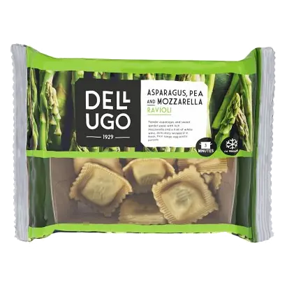 Asparagus, Pea & Mozzarella Ravioli