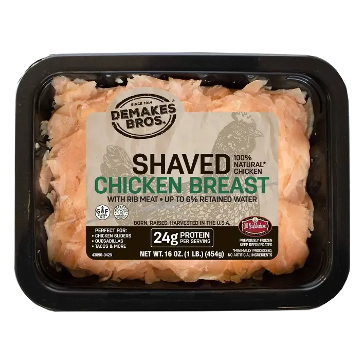 Demakes Bros. Old Neighborhood Foods Shaved Chicken Breast, 16oz