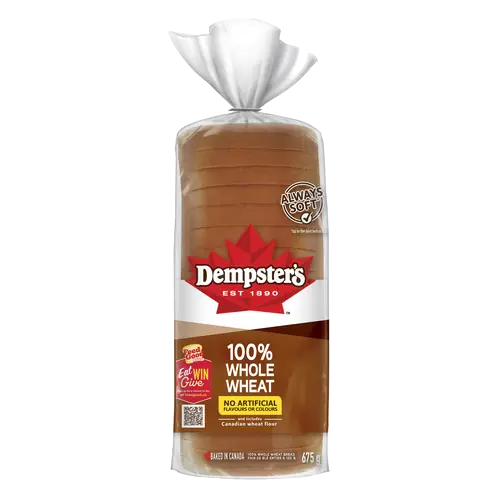 Bread 100% Whole Wheat 675 g
