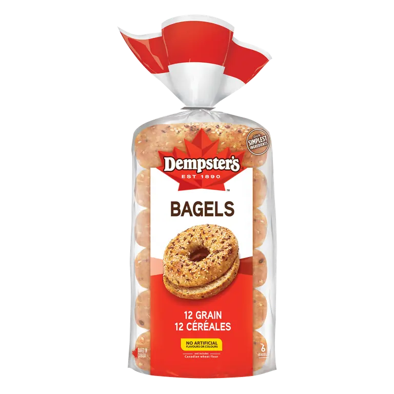 Bagels 12 Grain 6 Pack 510 g