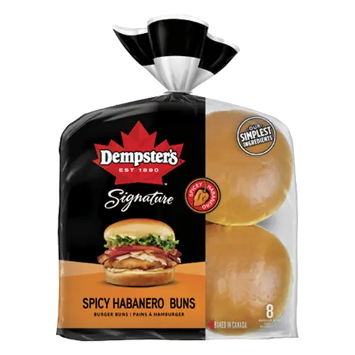 Dempster's Buns Spicy Habanero 8 x 63 g