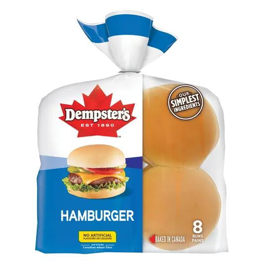 Hamburger Buns White 8 Pack 360 g