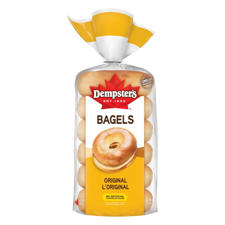 Original Bagels 6 Pack 450 g
