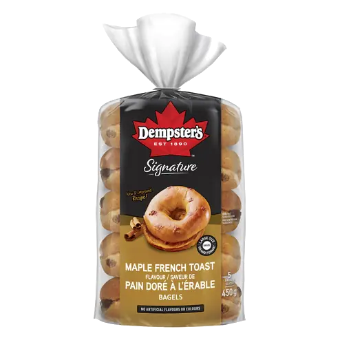 Dempster’s Signature Toast Bagels Maple French 5 x 90 g