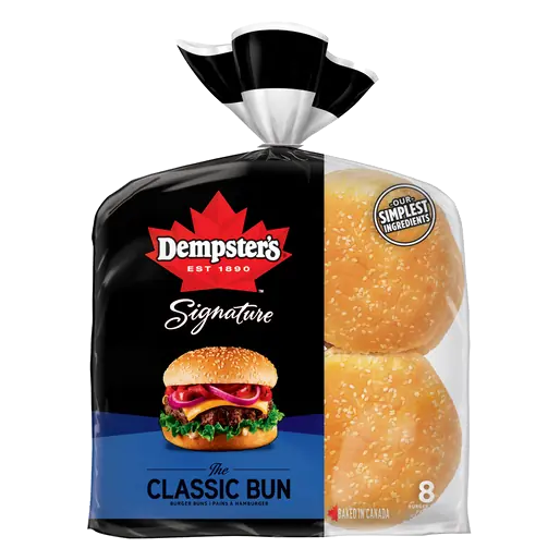 Signature Burger Buns Classic 8 Pack 616 g