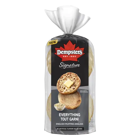 Signature English Muffins Everything 6 x 57 g