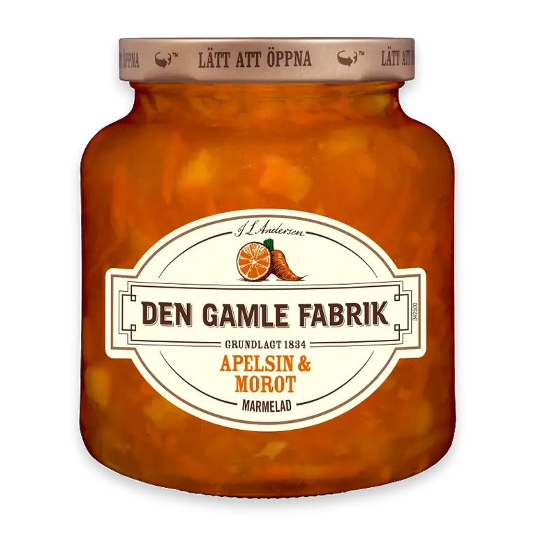 Marmelad Apelsin & morot 380g
