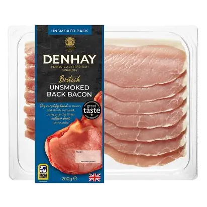 Dry Cured Back Unsmoked Bacon