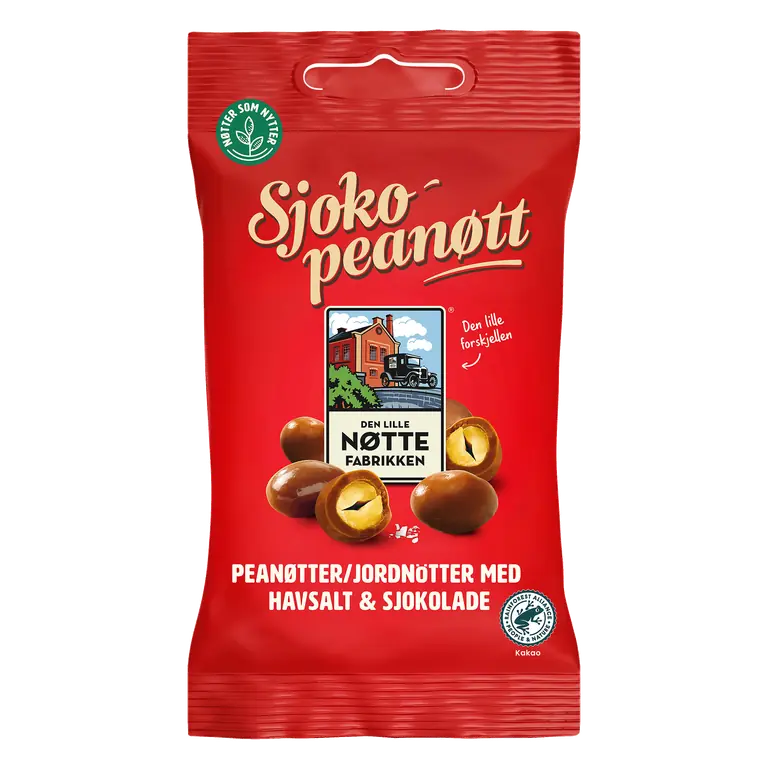 Sjokopeanøtt Jordnöt med Havssalt