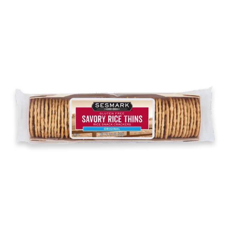 Sesmark Savory Rice Thins Rice Crackers