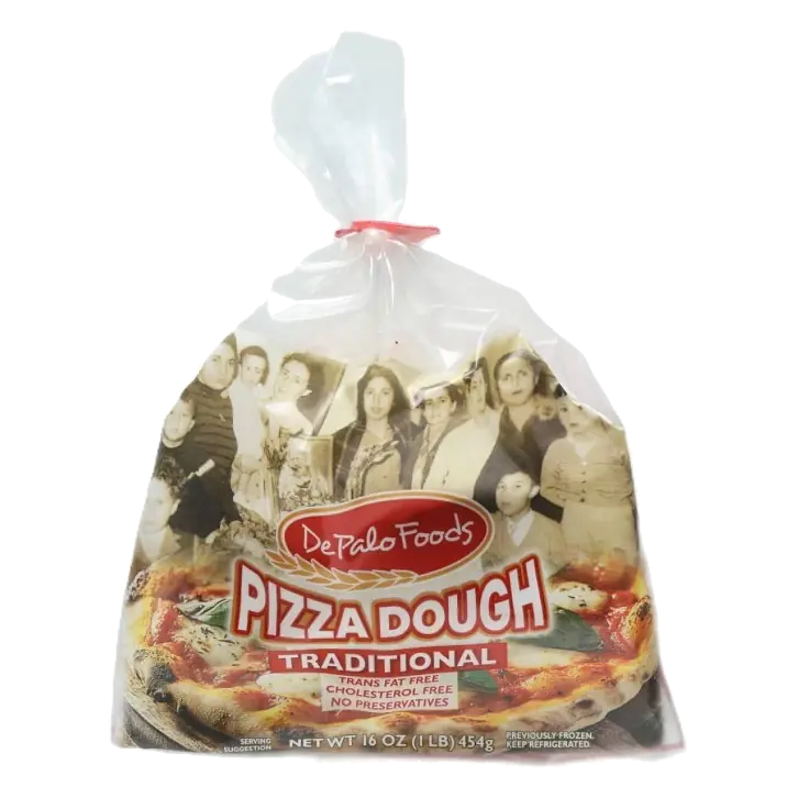 DePalo Foods Traditional Pizza Crusts Dough, 16oz