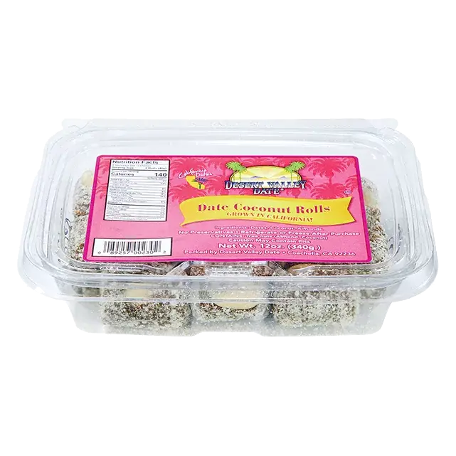 Date Coconut Rolls Tub