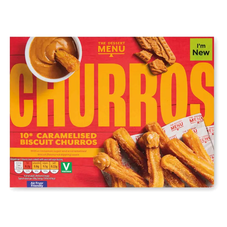 Caramelised Biscuit Churros with Dip