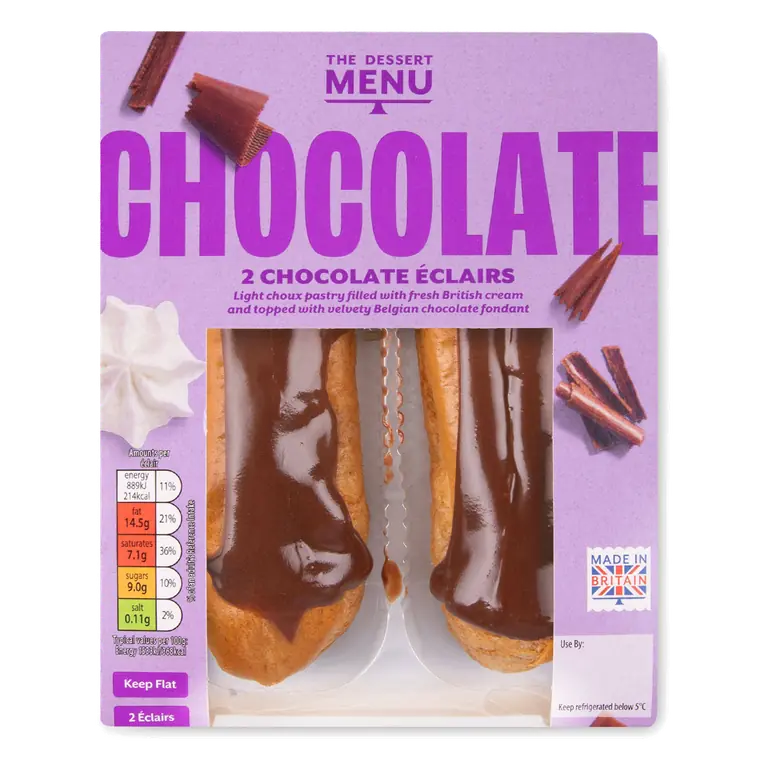 Chocolate Éclairs 2 Pack