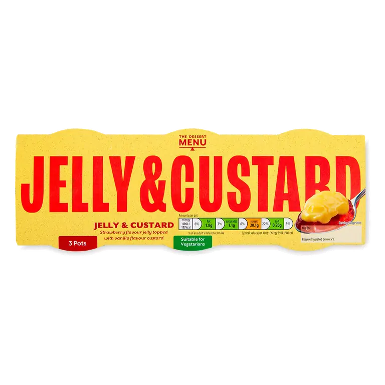 Jelly & Custard 3 Pack