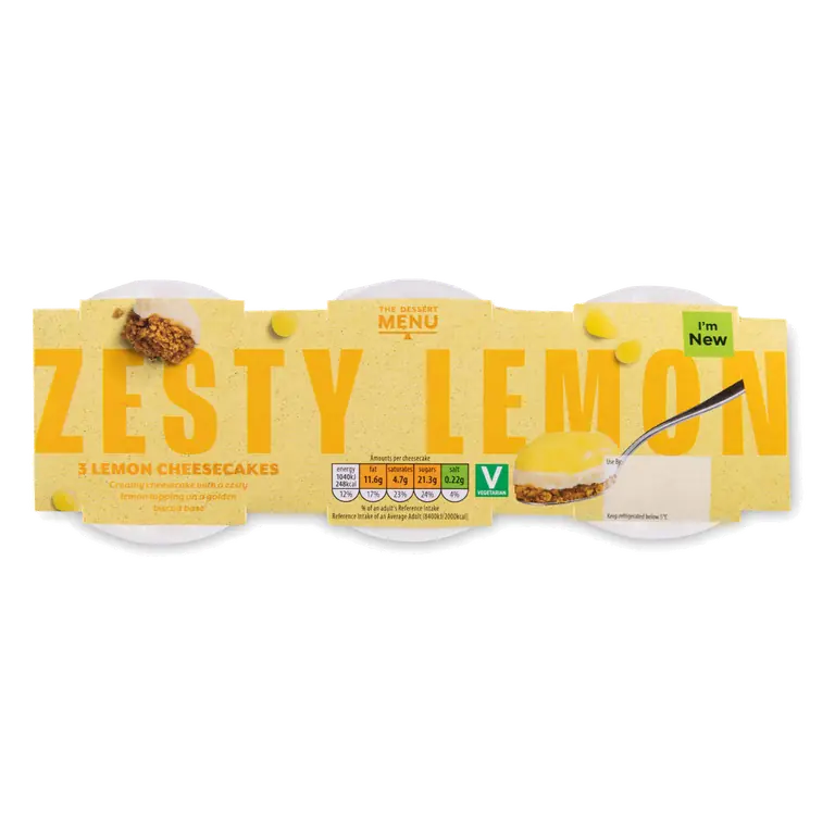 Lemon Cheesecakes 3 Pack