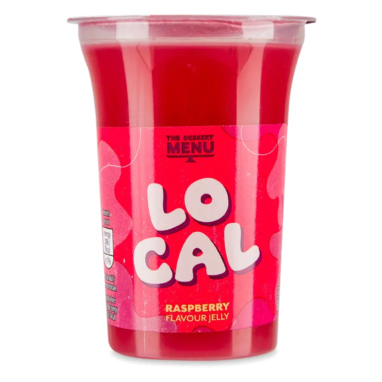 Lo Cal Raspberry Flavour Jelly Pot