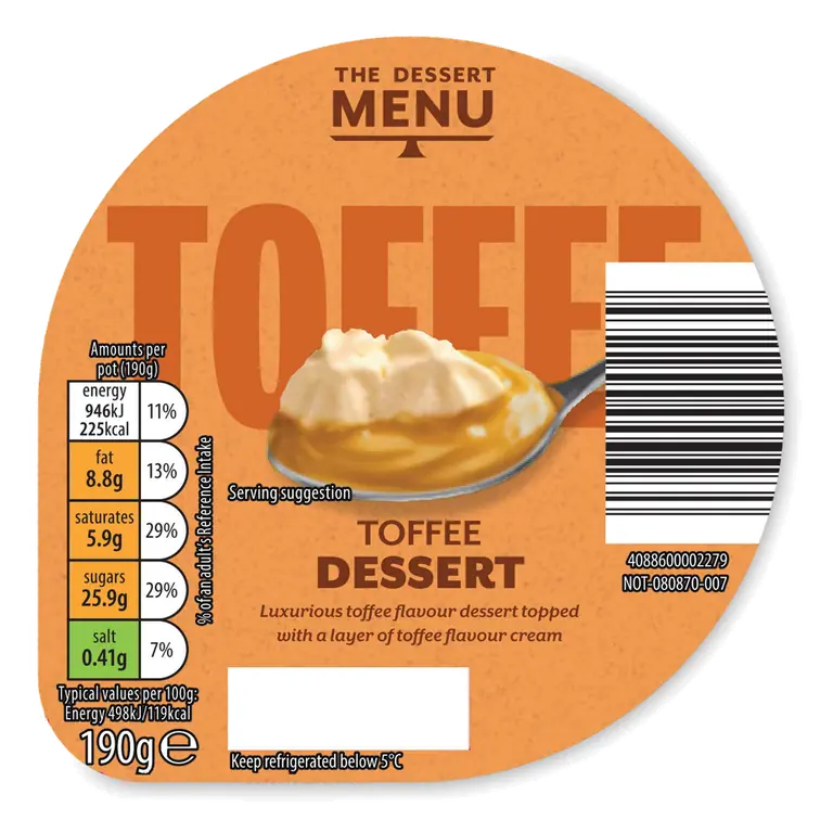 Toffee Luxurious Dessert