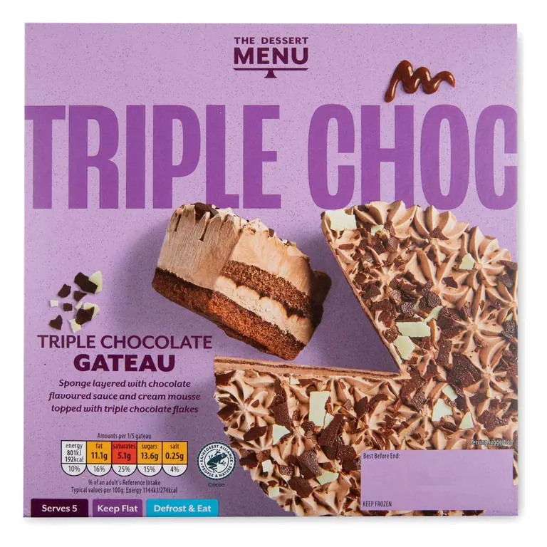 Triple Chocolate Gateau