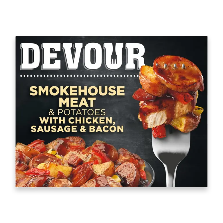 Smokehouse Meat & Potatoes with Chicken Sausage & Bacon BBQ Sauce Frozen Meal