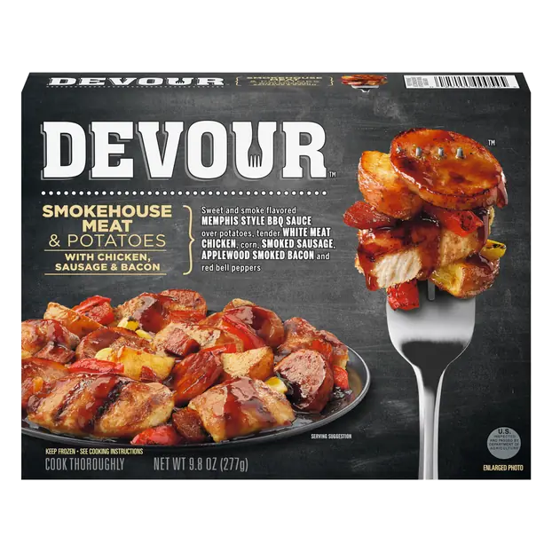 Smokehouse Meat & Potatoes with Chicken Sausage & Bacon Frozen Meal