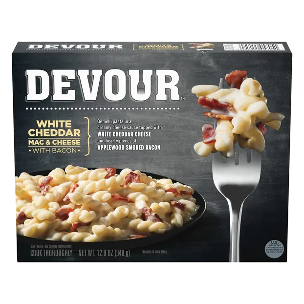 White Cheddar Mac & Cheese with Bacon Frozen Meal